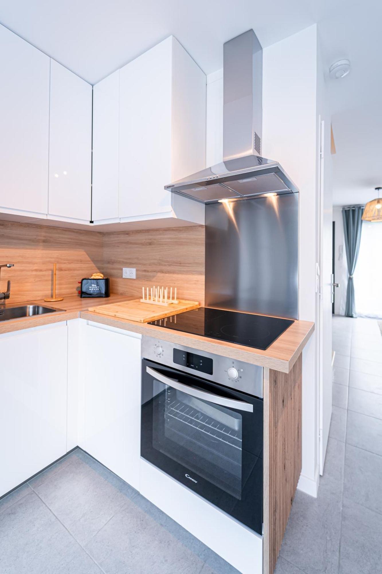 Le Cool Plex Duplex Avec Jardin, Disney 10Mn Esbly ภายนอก รูปภาพ