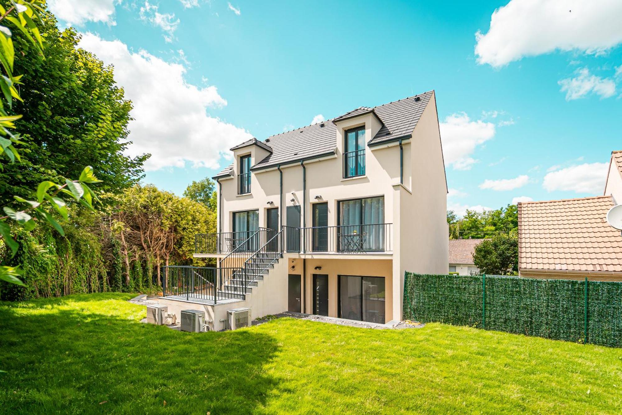 Le Cool Plex Duplex Avec Jardin, Disney 10Mn Esbly ภายนอก รูปภาพ